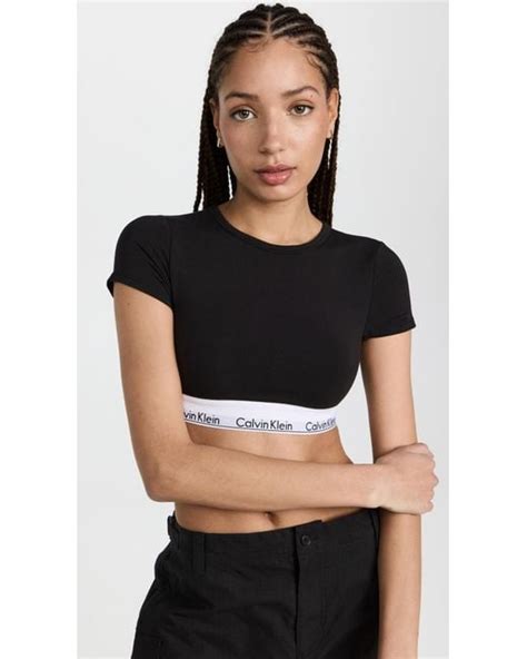 calvin klein shirt bralette.